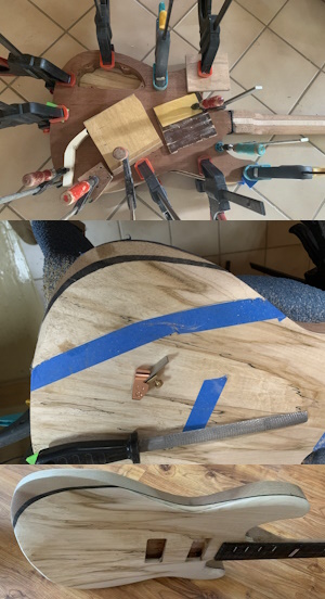 collage de la table